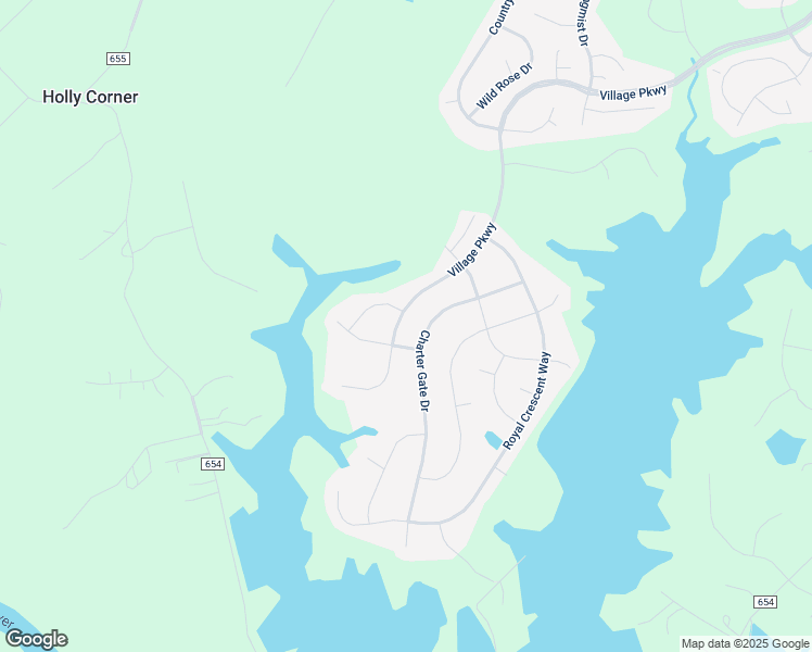 map of restaurants, bars, coffee shops, grocery stores, and more near 625 Village Parkway in Fredericksburg