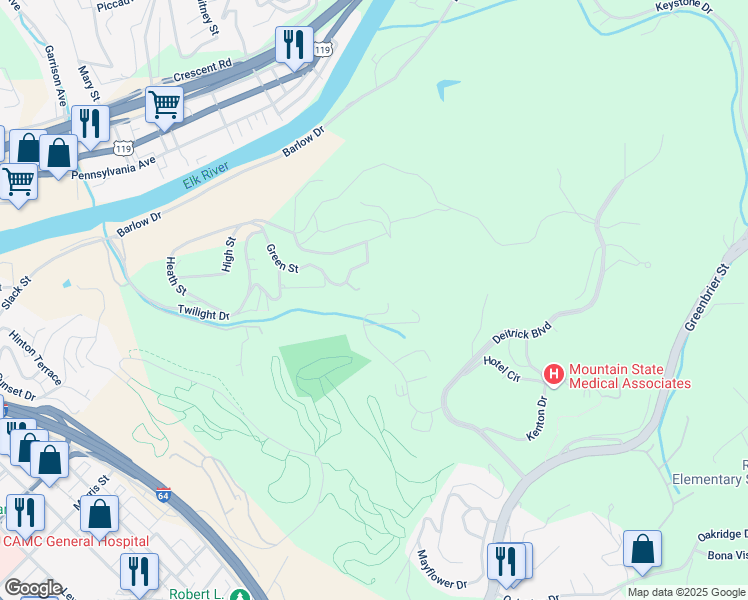 map of restaurants, bars, coffee shops, grocery stores, and more near 1000 Banks Street in Charleston