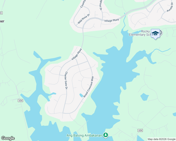 map of restaurants, bars, coffee shops, grocery stores, and more near 3 Ivy Spring Lane in Fredericksburg