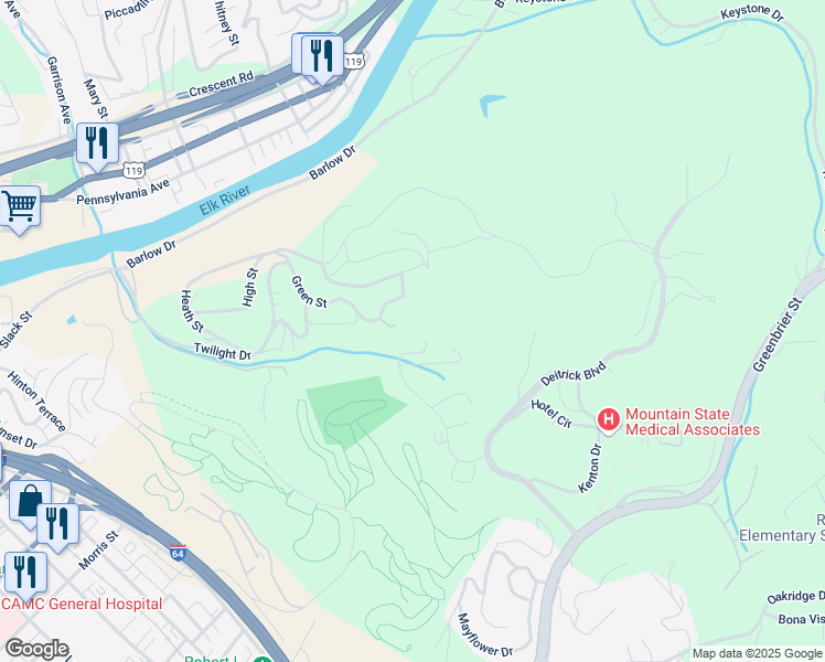 map of restaurants, bars, coffee shops, grocery stores, and more near 1000 Banks Street in Charleston