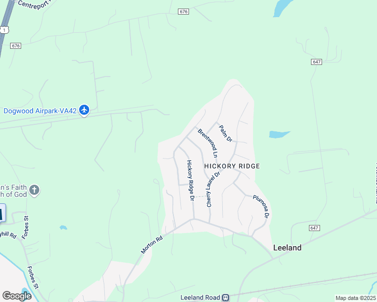 map of restaurants, bars, coffee shops, grocery stores, and more near 40 Hickory Ridge Drive in Fredericksburg