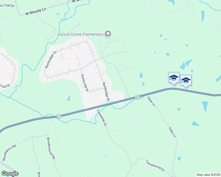 map of restaurants, bars, coffee shops, grocery stores, and more near 4719 Northridge Drive in Crestwood