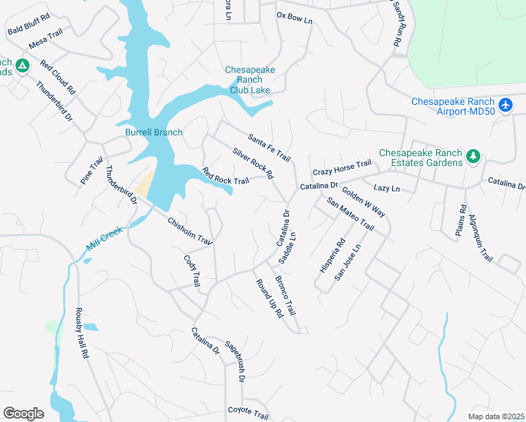 map of restaurants, bars, coffee shops, grocery stores, and more near 12452 Painted Horse Trail in Lusby