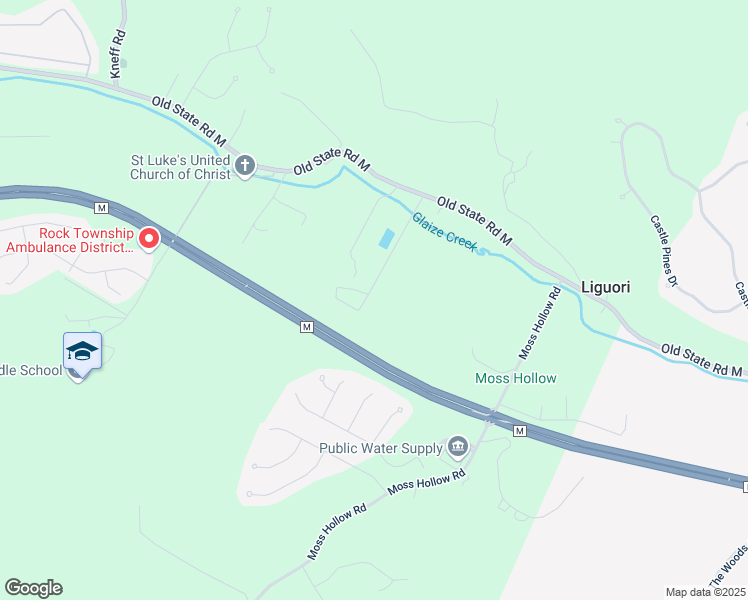 map of restaurants, bars, coffee shops, grocery stores, and more near 6652 Chasteen Lane in Barnhart