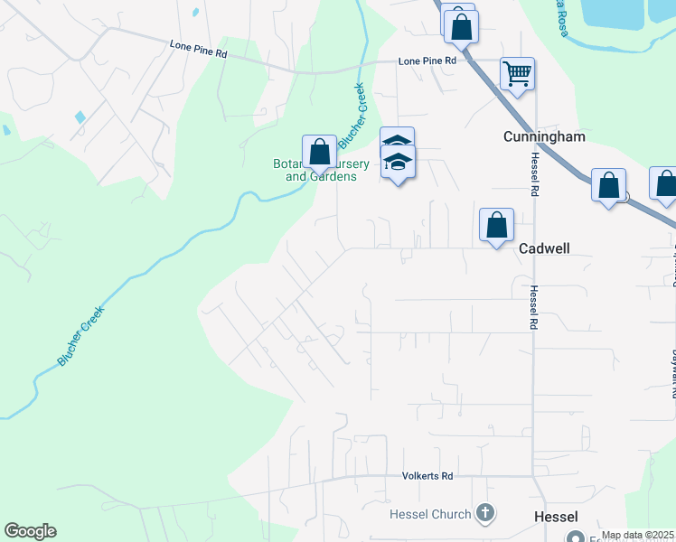 map of restaurants, bars, coffee shops, grocery stores, and more near 5457 McFarlane Road in Sebastopol