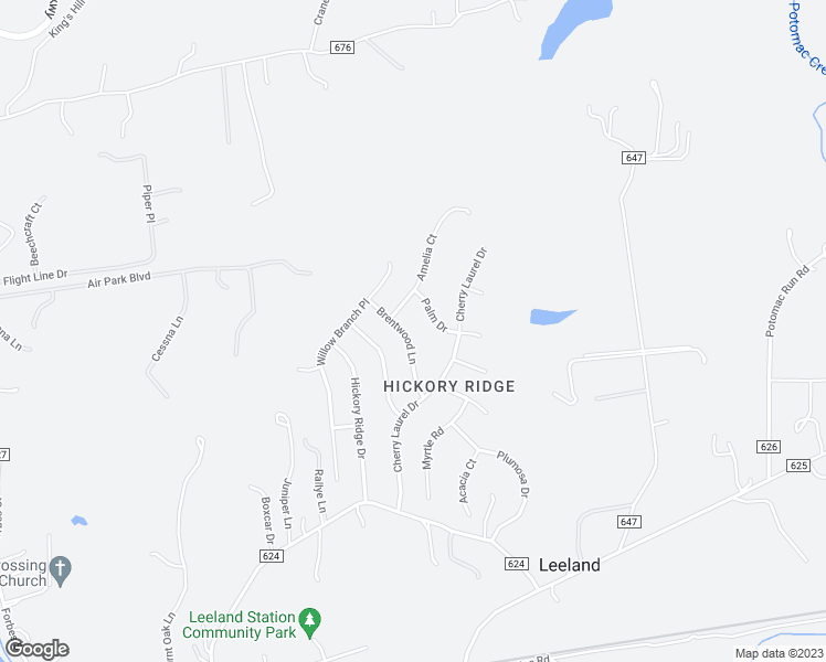 map of restaurants, bars, coffee shops, grocery stores, and more near 16 Brentwood Lane in Fredericksburg
