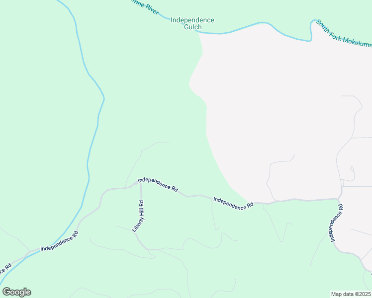 map of restaurants, bars, coffee shops, grocery stores, and more near 2532 Indian River Road in Mokelumne Hill