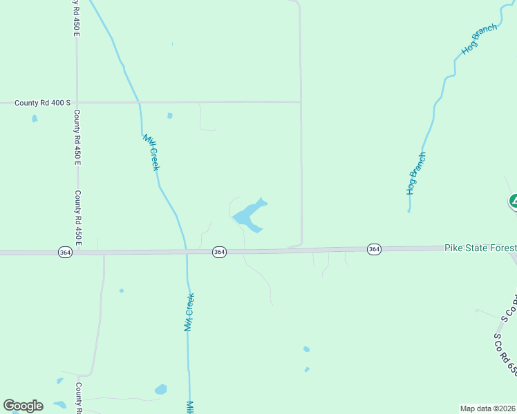 map of restaurants, bars, coffee shops, grocery stores, and more near 5325 Indiana 364 in Winslow