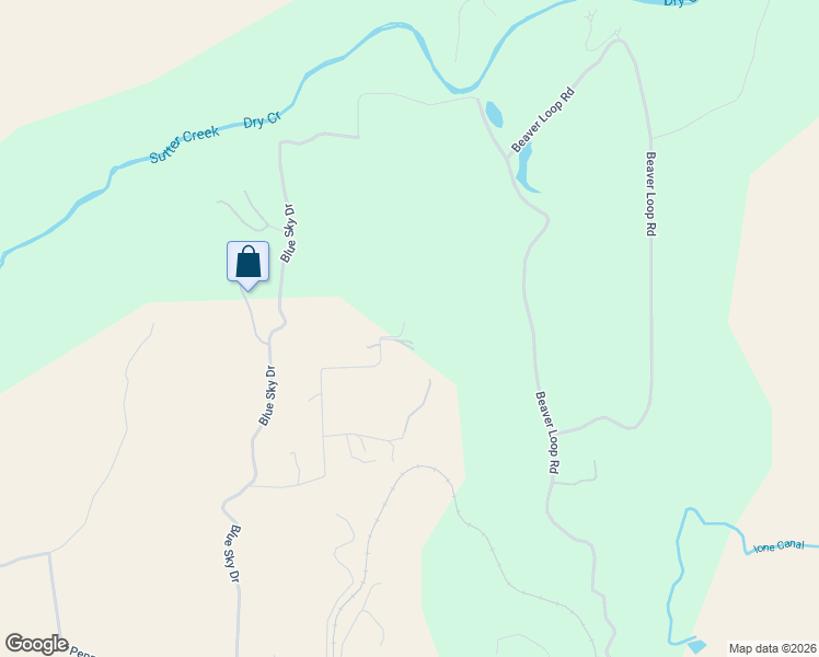 map of restaurants, bars, coffee shops, grocery stores, and more near 8251 Buffalo Ridge Road in Ione