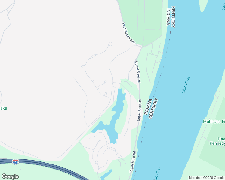 map of restaurants, bars, coffee shops, grocery stores, and more near Bluff Ridge Rd in Jeffersonville