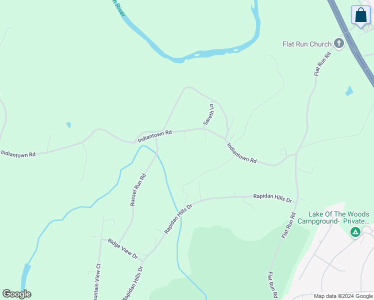 map of restaurants, bars, coffee shops, grocery stores, and more near 34156 Indiantown Road in Locust Grove