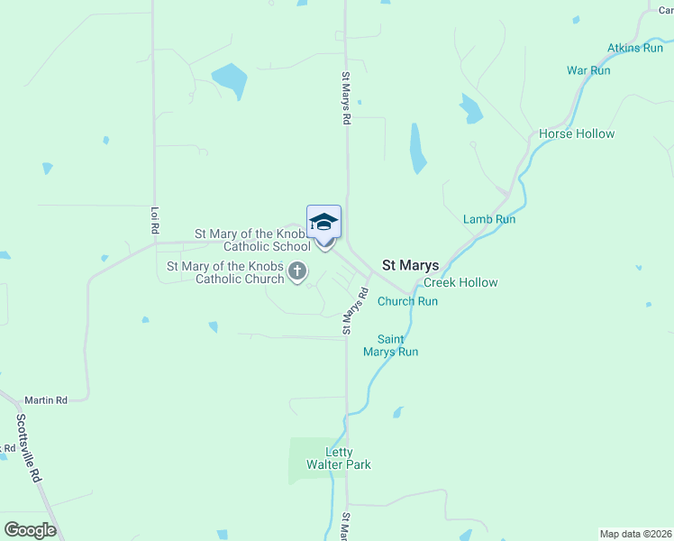 map of restaurants, bars, coffee shops, grocery stores, and more near 3011 Martin Rd in Floyds Knobs