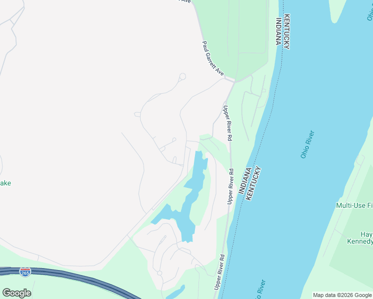 map of restaurants, bars, coffee shops, grocery stores, and more near Bluff Ridge Rd in Jeffersonville