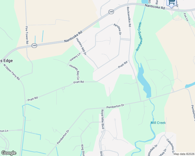 map of restaurants, bars, coffee shops, grocery stores, and more near 26872 Pratt Road in Salisbury
