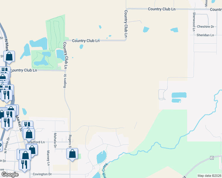 map of restaurants, bars, coffee shops, grocery stores, and more near 943 Rogers Street in Waterloo