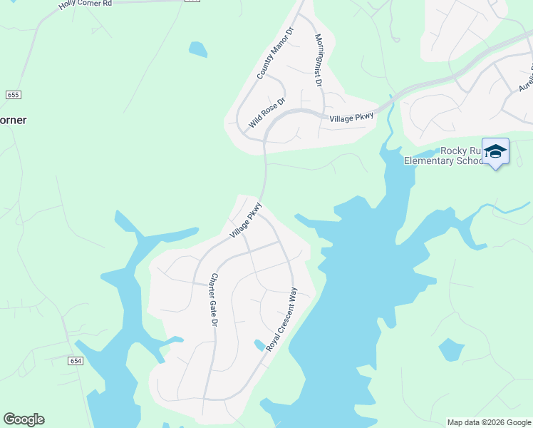 map of restaurants, bars, coffee shops, grocery stores, and more near 3 Royal Crescent Way in Fredericksburg