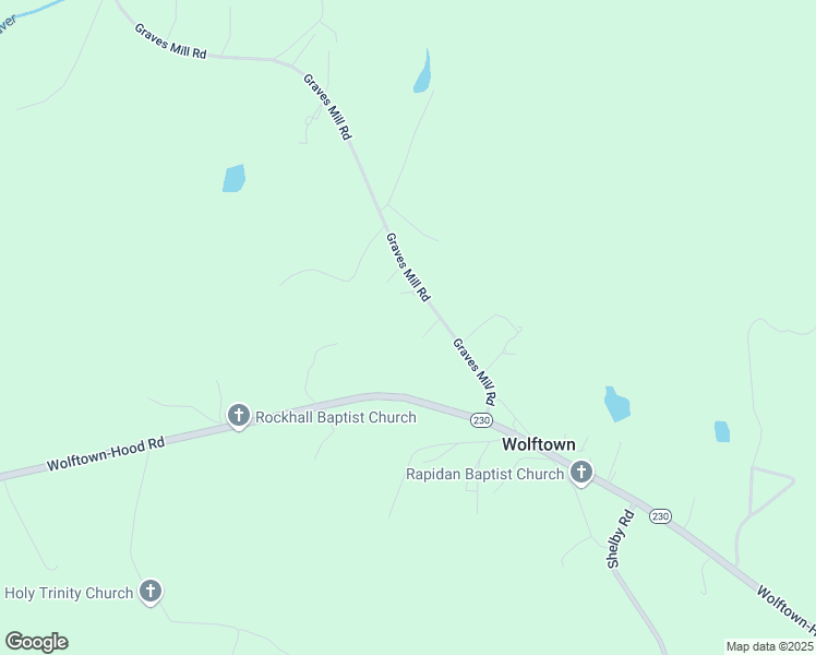 map of restaurants, bars, coffee shops, grocery stores, and more near 431 Graves Mill Road in Madison