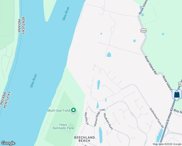map of restaurants, bars, coffee shops, grocery stores, and more near 6301 Innisbrook Drive in Prospect