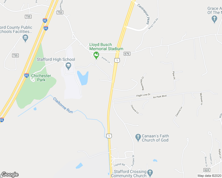 map of restaurants, bars, coffee shops, grocery stores, and more near 751 Cambridge Street in Fredericksburg