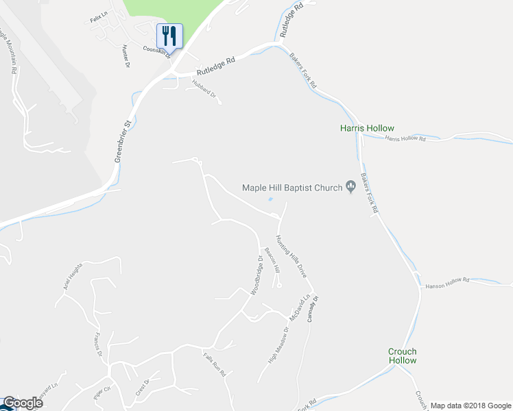 map of restaurants, bars, coffee shops, grocery stores, and more near 518 Woodbridge Drive in Charleston