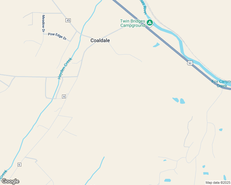 map of restaurants, bars, coffee shops, grocery stores, and more near in Coaldale