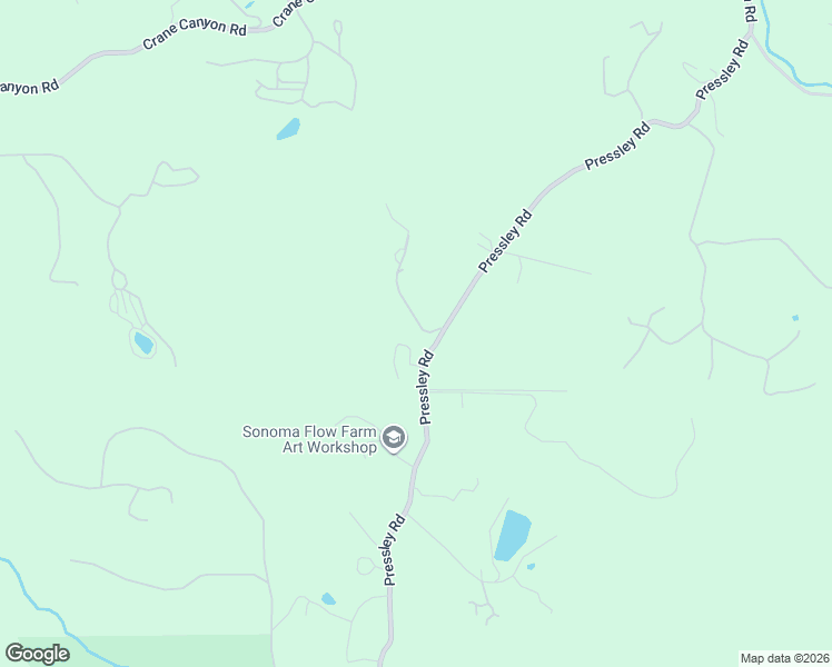 map of restaurants, bars, coffee shops, grocery stores, and more near 4809 Pressley Road in Santa Rosa
