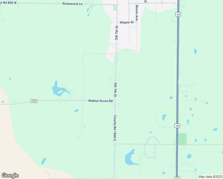 map of restaurants, bars, coffee shops, grocery stores, and more near 1511 Southwest 7th Street in Fairfield
