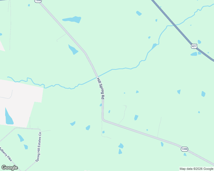 map of restaurants, bars, coffee shops, grocery stores, and more near 625 Hill Spring Road in Eminence