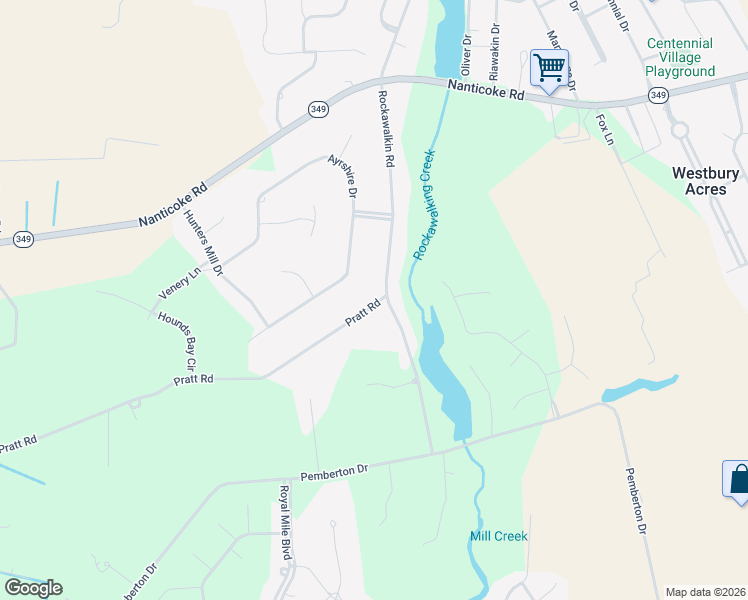 map of restaurants, bars, coffee shops, grocery stores, and more near 27018 Pratt Road in Salisbury