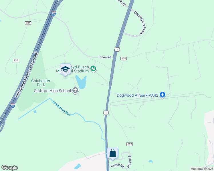 map of restaurants, bars, coffee shops, grocery stores, and more near 21 Michael Street in Fredericksburg