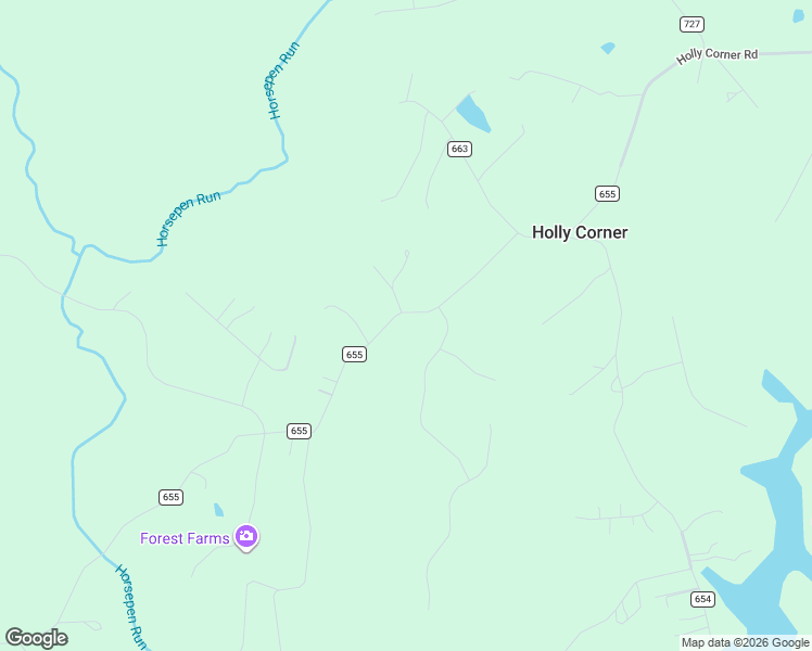 map of restaurants, bars, coffee shops, grocery stores, and more near 643 Holly Corner Road in Fredericksburg