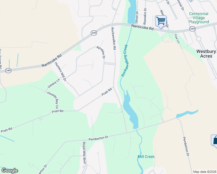 map of restaurants, bars, coffee shops, grocery stores, and more near 27018 Pratt Road in Salisbury