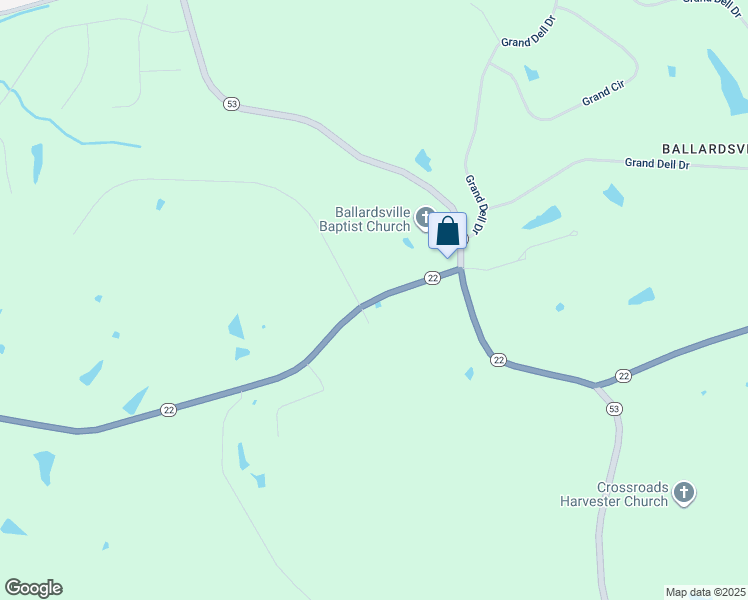 map of restaurants, bars, coffee shops, grocery stores, and more near 1231 State Highway 22 in Crestwood