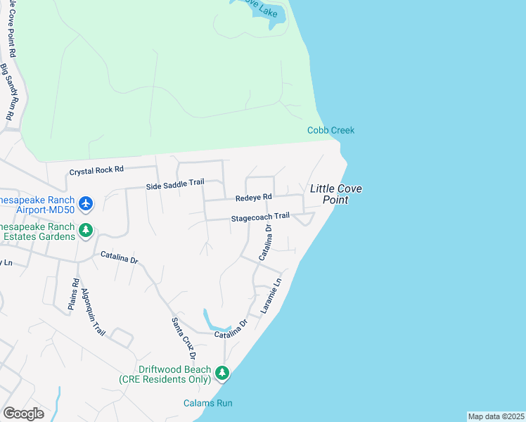 map of restaurants, bars, coffee shops, grocery stores, and more near 1112 Stagecoach Trail in Lusby