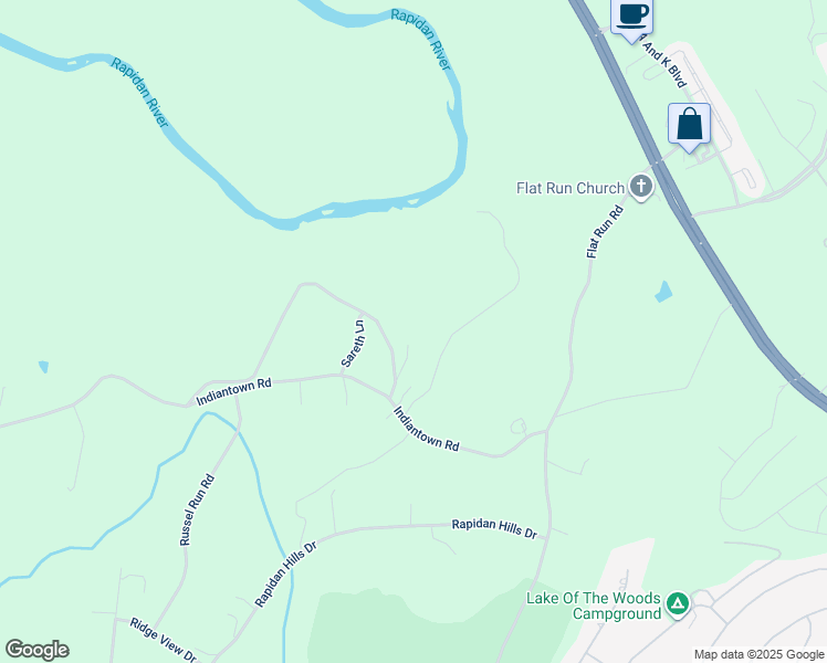 map of restaurants, bars, coffee shops, grocery stores, and more near 3141 Reci Lane in Locust Grove