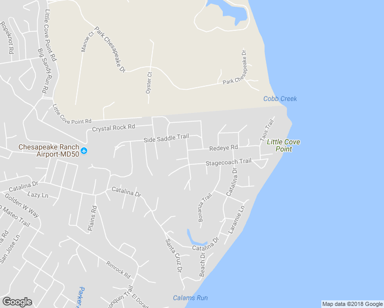 map of restaurants, bars, coffee shops, grocery stores, and more near 1045 Redeye Road in Lusby