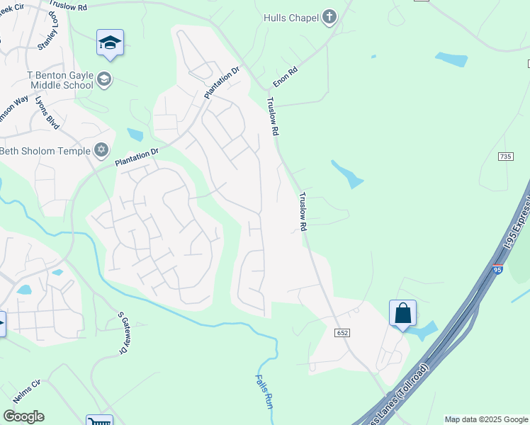map of restaurants, bars, coffee shops, grocery stores, and more near 4 Harborton Lane in Fredericksburg