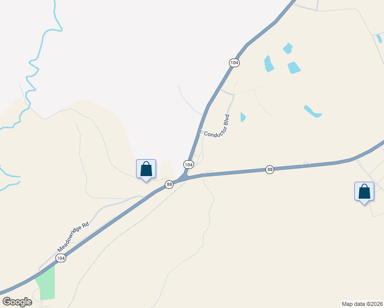 map of restaurants, bars, coffee shops, grocery stores, and more near 11130 Ridge Road in Sutter Creek