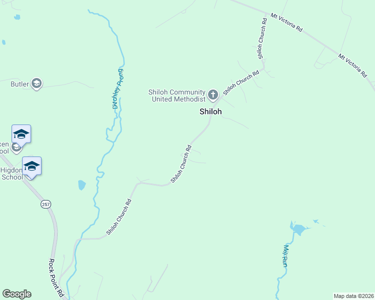 map of restaurants, bars, coffee shops, grocery stores, and more near 12961 Shiloh Church Road in Newburg