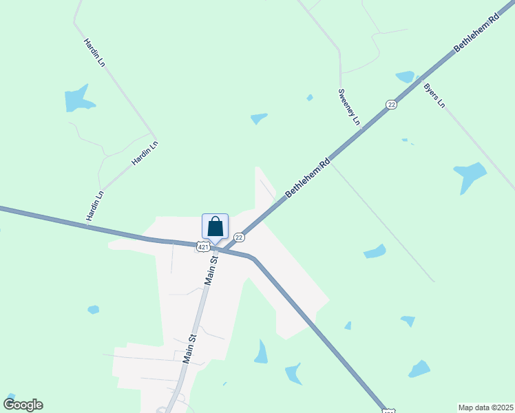map of restaurants, bars, coffee shops, grocery stores, and more near 180 Bethlehem Road in Pleasureville