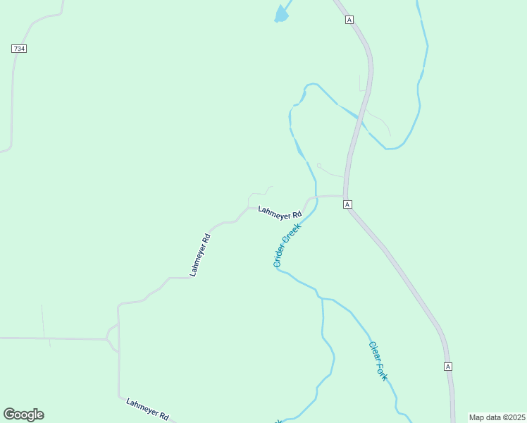 map of restaurants, bars, coffee shops, grocery stores, and more near 2462 Lahmeyer Road in Bland