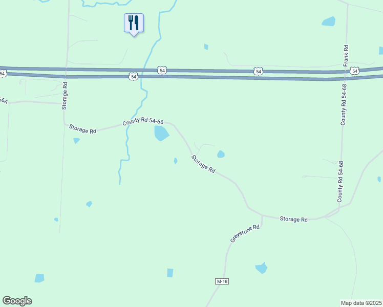 map of restaurants, bars, coffee shops, grocery stores, and more near 183 County Road 54-66 in Eldon