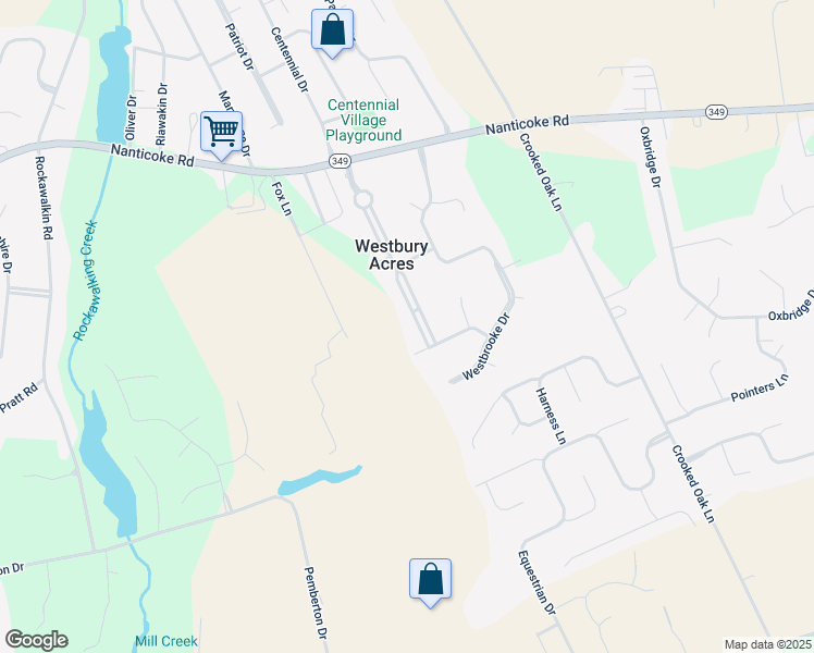 map of restaurants, bars, coffee shops, grocery stores, and more near 6136 Westbury Drive in Salisbury