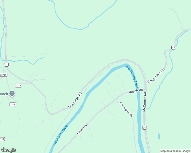 map of restaurants, bars, coffee shops, grocery stores, and more near 3189-3347 McComas Rd in Barboursville