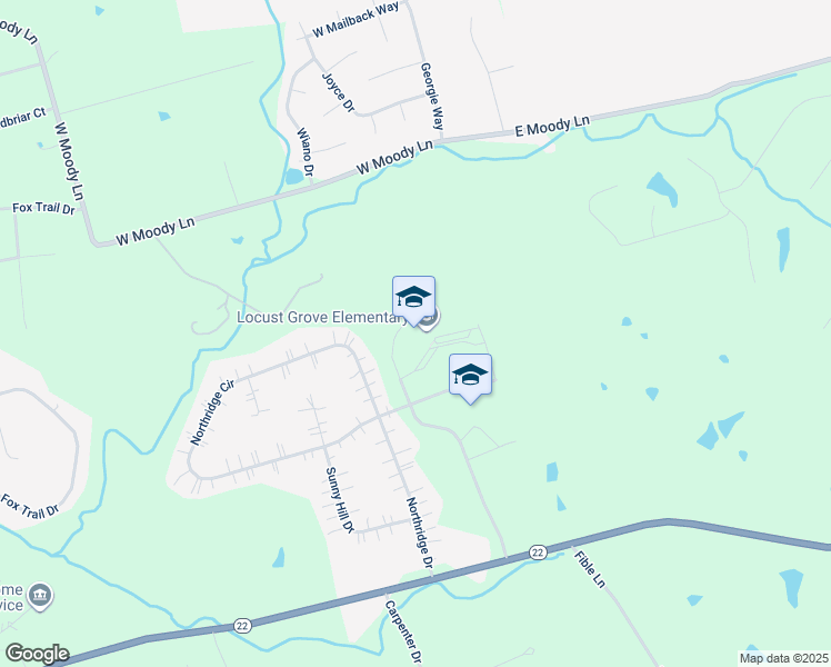 map of restaurants, bars, coffee shops, grocery stores, and more near 1231 State Highway 22 in Crestwood