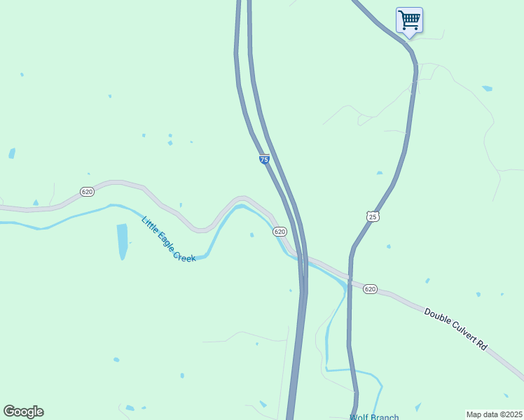 map of restaurants, bars, coffee shops, grocery stores, and more near Biddle Pike in Sadieville