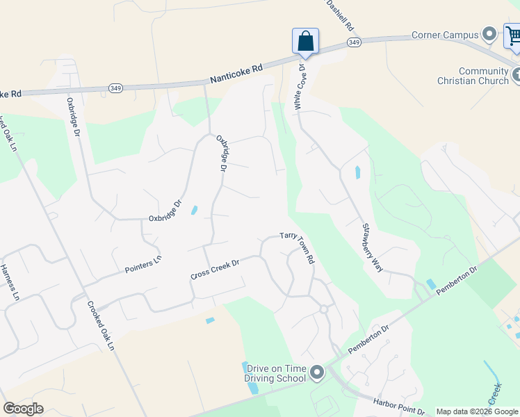 map of restaurants, bars, coffee shops, grocery stores, and more near 28037 Sunbury Court in Salisbury