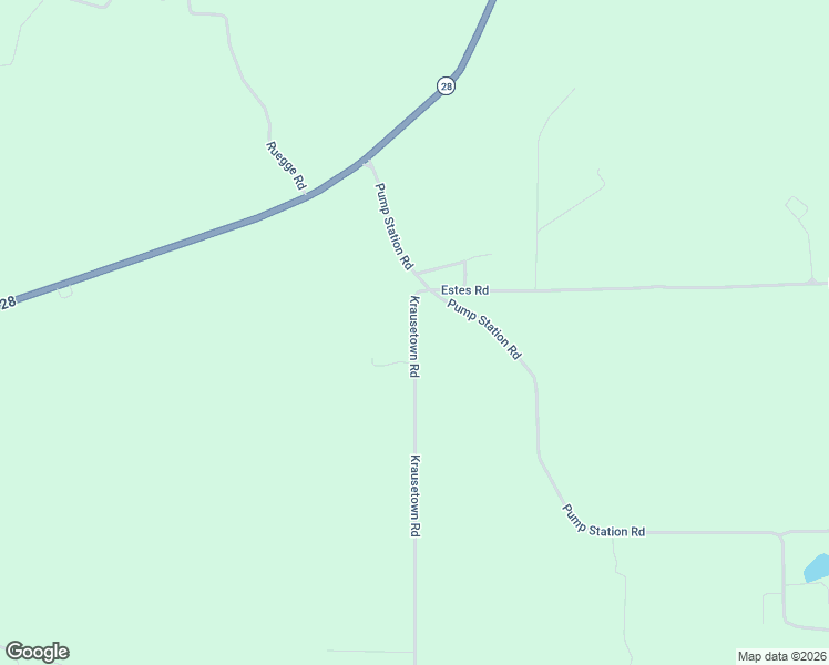 map of restaurants, bars, coffee shops, grocery stores, and more near 2042 Krausetown Road in Owensville