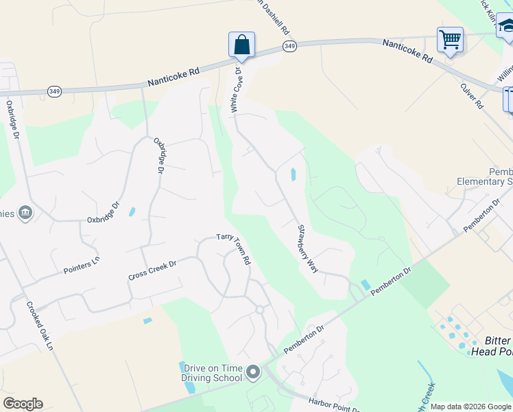 map of restaurants, bars, coffee shops, grocery stores, and more near 28146 Pathfinder Court in Salisbury