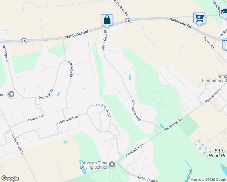 map of restaurants, bars, coffee shops, grocery stores, and more near 28146 Pathfinder Court in Salisbury